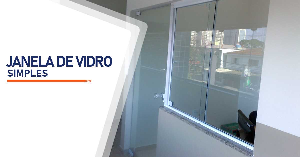 Janela De Vidro Simples Recife Apipucos PE